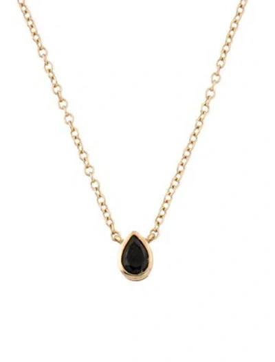 Pre-owned Necklace 14k Spinel Pendant , 18" In Multi