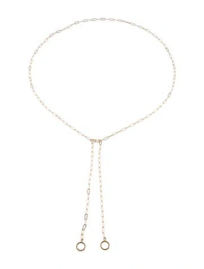 Pre-owned Necklace 14k Square Link Chain, 24" In Multi