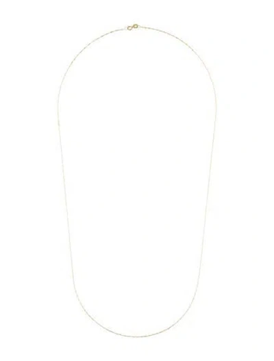 Pre-owned Necklace 14k Thin Chain Link , 24.75" In Multi