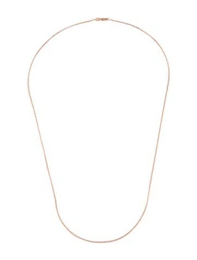 Pre-owned Necklace 14k Thin Fancy Link Chain , 22" In Multi