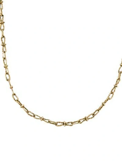 Pre-owned Necklace 14k Twisted Rope Chain , 26.5" In Multi