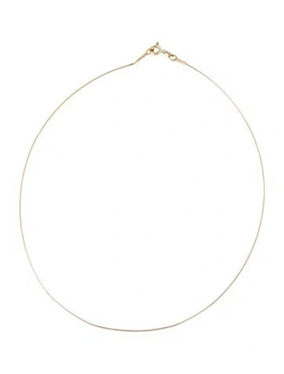 Pre-owned Necklace 14k Wire Choker , 13.5" In Multi