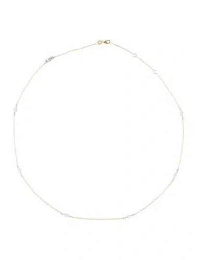 Pre-owned Necklace 1.75ctw Diamond 7-station , 20" In Multi