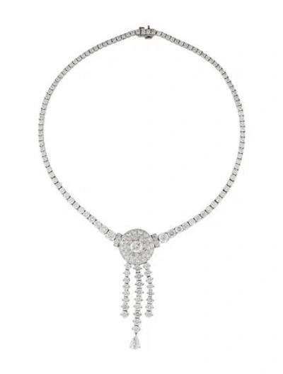Pre-owned Necklace 18.53ctw Diamond Collar , 15" In Multi