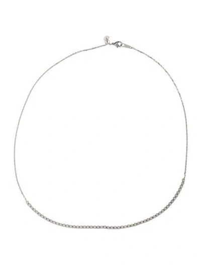 Pre-owned Necklace 18k 1.15ctw Diamond Collar , 18" In Multi