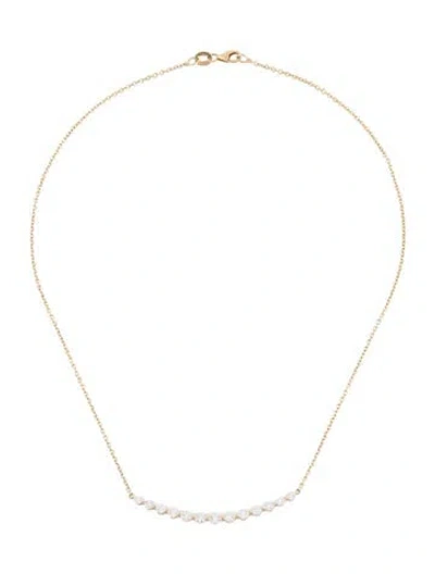 Pre-owned Necklace 18k 1.36ctw Diamond Pendant , 14.5" In Multi