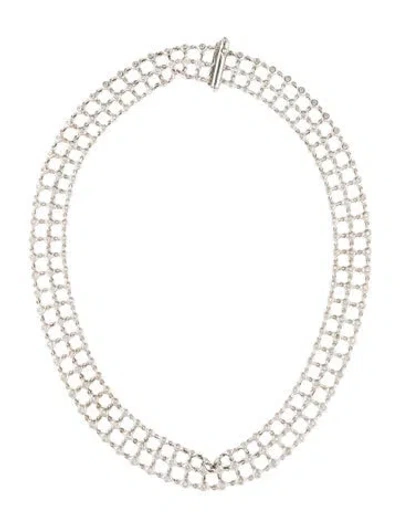 Pre-owned Necklace 18k 1.90ctw Diamond Collar , 17" In Multi