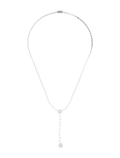Pre-owned Necklace 18k 1.93ctw Diamond Lavalier , 16" In Multi