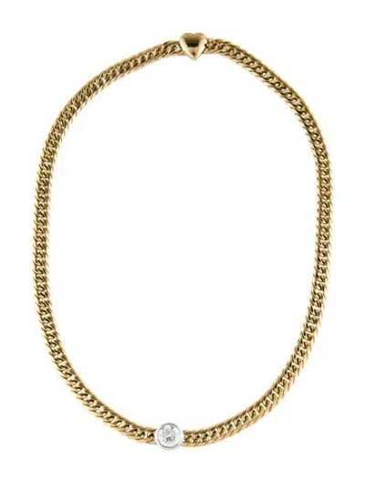Pre-owned Necklace 18k 2.11ct Diamond Collar , 16.75" In Multi
