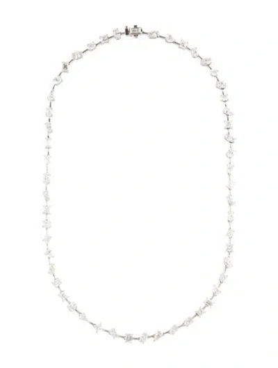 Pre-owned Necklace 18k 22.29ctw Diamond , 19.5" In Multi