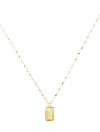 Pre-owned Necklace 18k 2.29ct Sapphire Pendant W/14k Chain, 16" In Multi