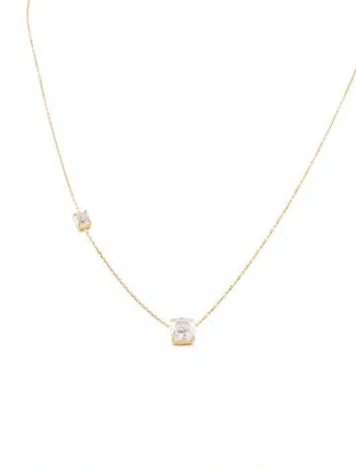 Pre-owned Necklace 18k 2.49ctw Diamond Pendant , 16.5" In Multi
