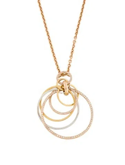 Pre-owned Necklace 18k 2.60ctw Diamond Pendant , 24" In Multi