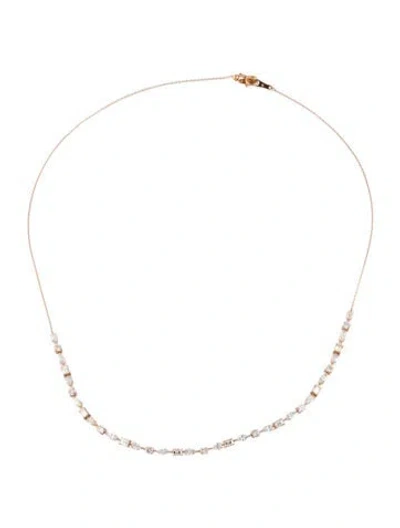 Pre-owned Necklace 18k 2.87ctw Diamond , 18" In Multi