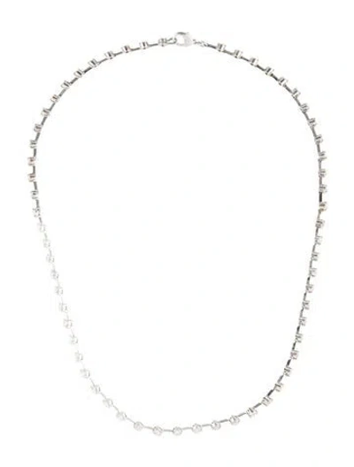 Pre-owned Necklace 18k 3.80ctw Diamond , 16.25" In Multi