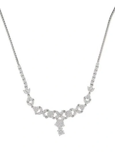 Pre-owned Necklace 18k 7.75ctw Diamond Collar , 16.75" In Multi