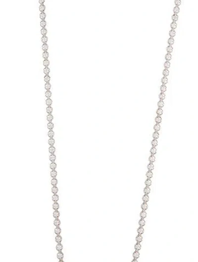 Pre-owned Necklace 18k 8.10ctw Diamond Tennis , 31" In Multi