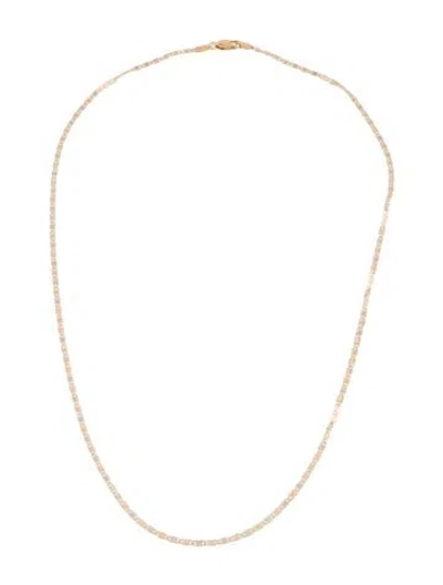 Pre-owned Necklace 18k Anchor Link Chain , 18" In Multi