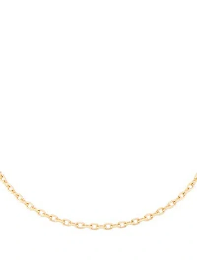 Pre-owned Necklace 18k Cable Link Chain , 26" In Multi