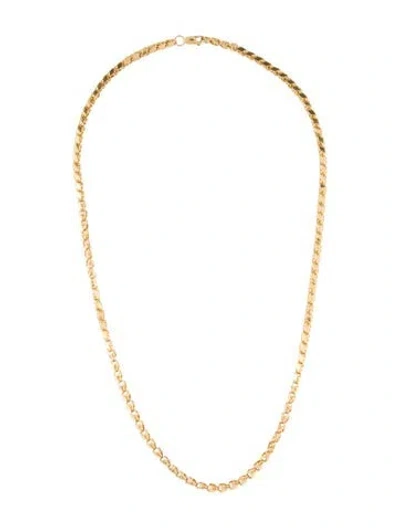Pre-owned Necklace 18k Chain , 23.25" In Multi