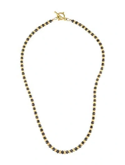 Pre-owned Necklace 18k Diamond Bead Chain , 18" In Multi