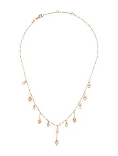 Pre-owned Necklace 18k Diamond Choker , 15.75" In Multi