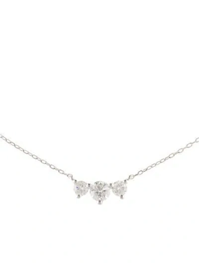 Pre-owned Necklace 18k Diamond , 17.5" In Multi