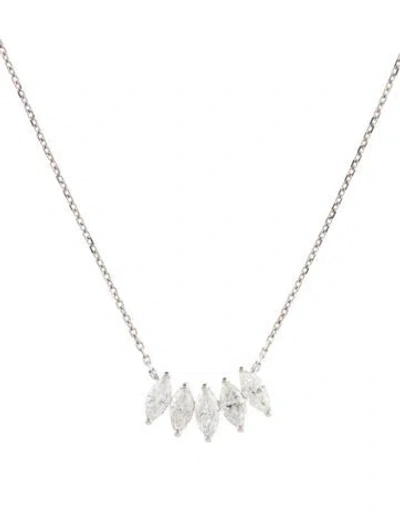 Pre-owned Necklace 18k Diamond , 18" In Multi