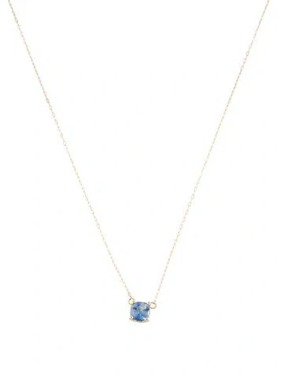 Pre-owned Necklace 18k Diamond Pendant , 18" In Multi