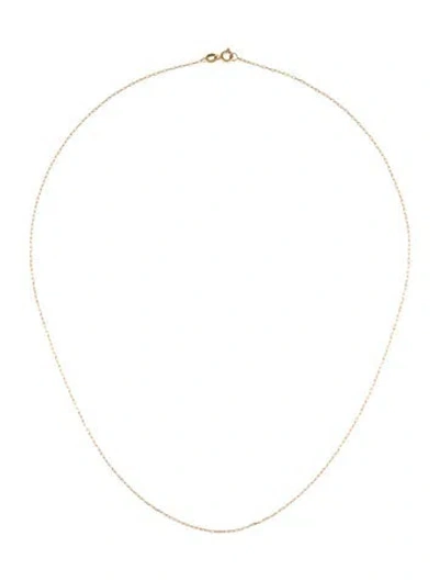 Pre-owned Necklace 18k Link Chain , 18" In Multi