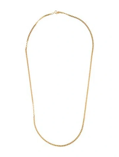 Pre-owned Necklace 18k Link Chain , 20" In Multi