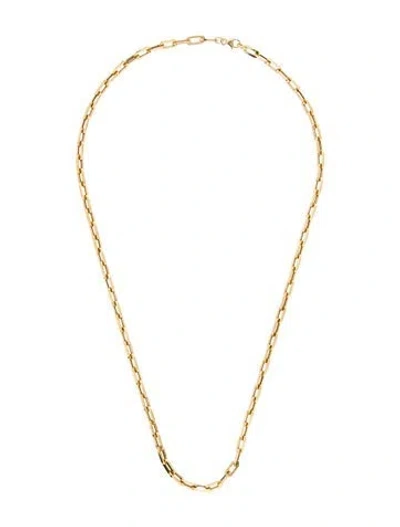 Pre-owned Necklace 18k Link Chain , 23.5" In Multi