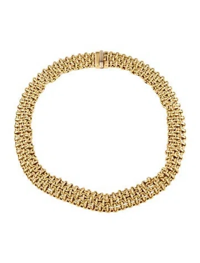 Pre-owned Necklace 18k Link , 17.75" In Multi