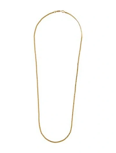 Pre-owned Necklace 18k S-link Chain , 18" In Multi