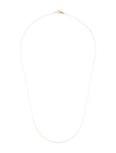 Pre-owned Necklace 18k Thin Chain , 17.75" In Multi