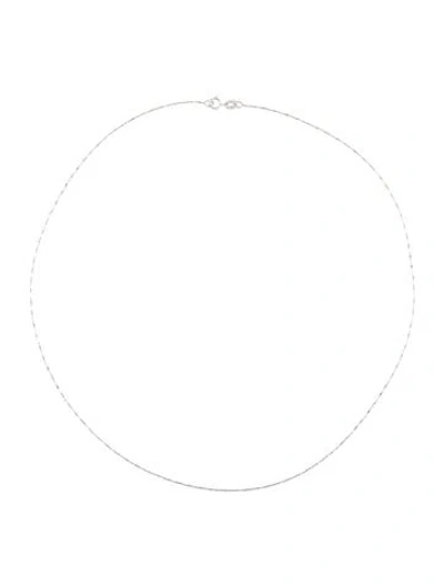 Pre-owned Necklace 18k Twisted Link Chain , 15.5" In Multi
