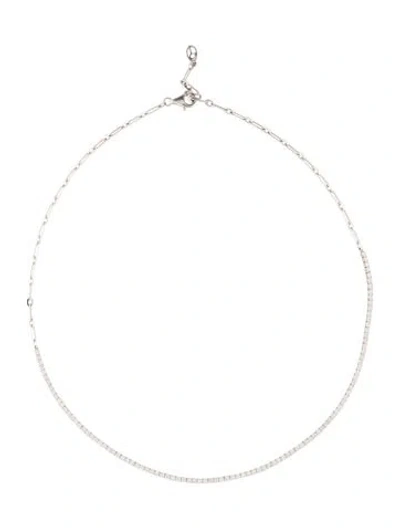 Pre-owned Necklace A. Jaffe 14k 2.56ctw Diamond Collar , 18.25" In Multi