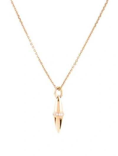 Pre-owned Necklace Boodles 18k Diamond Velocity Pendant , 21" In Multi