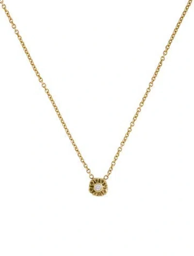 Pre-owned Necklace Diamond Pendant , 16" In Multi