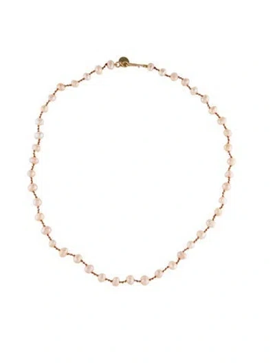 Pre-owned Necklace Ivarens 10k Pearl Bird Mini Strand , 17" In Multi