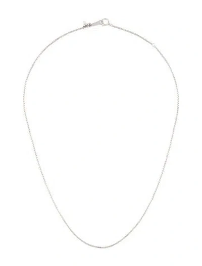 Pre-owned Necklace Platinum Diamond Chain, 15.5" In Multi