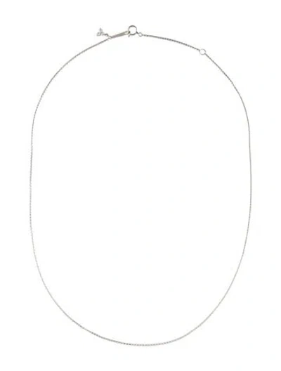 Pre-owned Necklace Platinum Diamond Chain , 16.5" In Multi