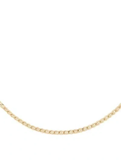 Pre-owned Necklace Vouclos 14k Flat Link Chain , 23.75" In Multi