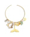 Nectar Nectar New York 18k Gold Plated Diana Statement Necklace In Gold
