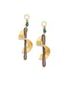 Nectar Nectar New York 18k Gold Plated Issi Dangle Earrings In Gold