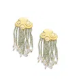 Nectar Nectar New York 18k Gold Plated Joya Dangle Earrings In Gold
