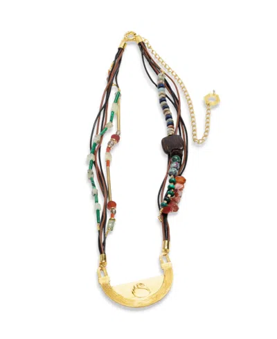 Nectar Nectar New York 18k Gold Plated Matrika Infinita Multi Chain Necklace
