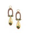 Nectar Nectar New York 18k Gold Plated Natura Dangle Earrings In Gold