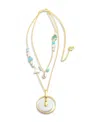 Nectar Nectar New York 18k Gold Plated Ombak Long Chain Necklace In Gold