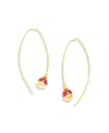 Nectar Nectar New York 18k Gold Plated Oyana Dangle Earrings In Gold
